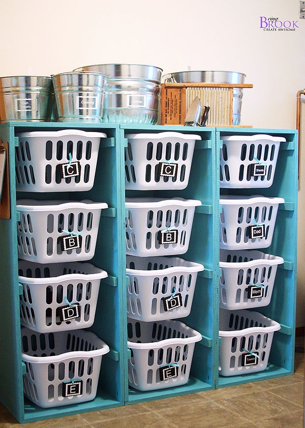 Diy Home Build A Laundry Basket Dresser Fantastic Idea