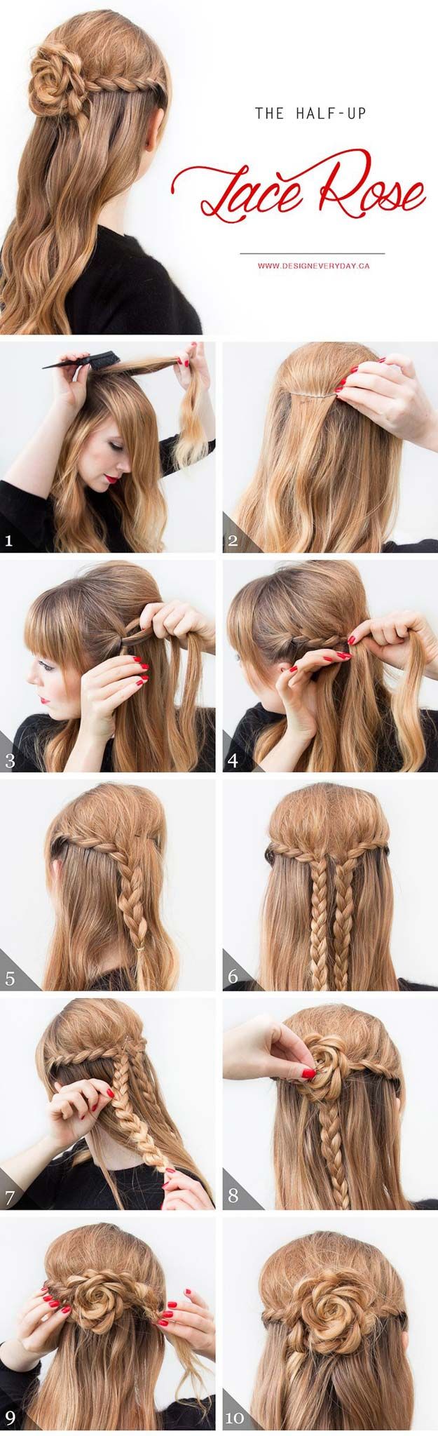 Hair Styles Ideas Diy Cool Easy Hairstyles That Real
