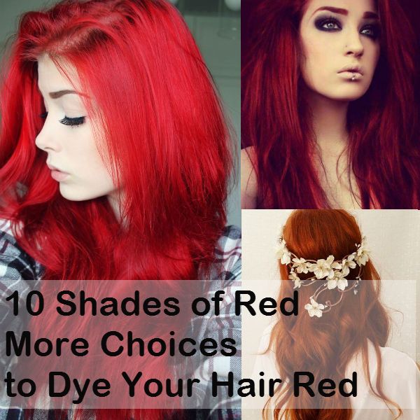 Hair Styles Ideas 10 Shades Of Red Which Provide More Choices To