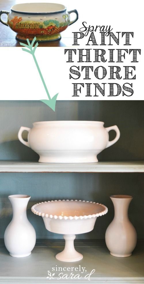Diy Home Inspire Your Frugality Spray Paint Thrift Store
