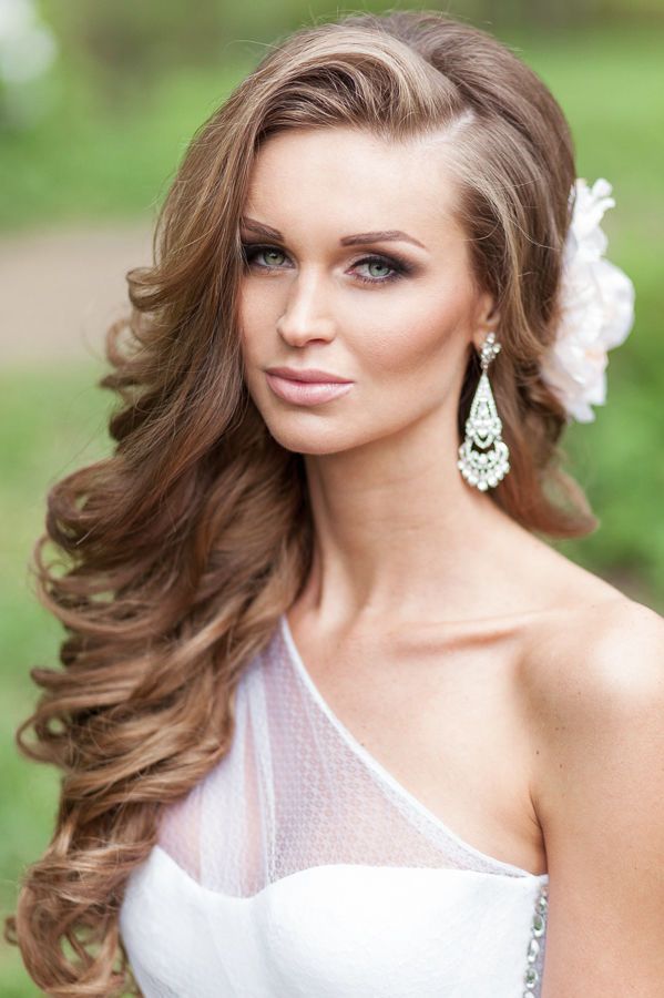 wedding hairstyles one side