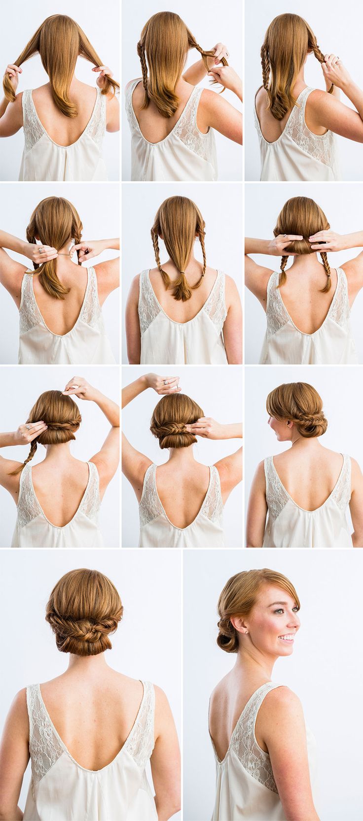 Hair Styles Ideas Diy Fishtail Braid Wedding Hairstyle